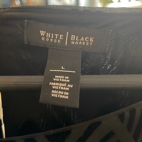 WHBM Art-Deco Inspired Velour Shift Dress - Picture 3 of 5